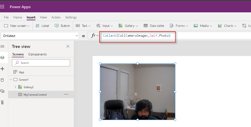 PowerApp Camera Control